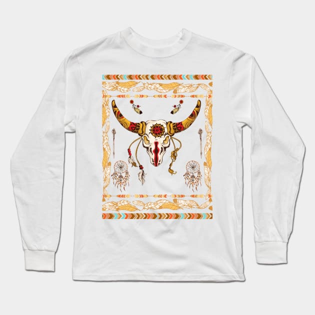 The Magical Spirit of Buffalo Long Sleeve T-Shirt by black8elise